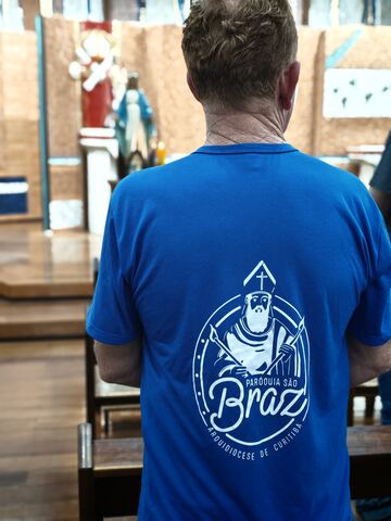 Camiseta do Terço dos Homens — São Braz